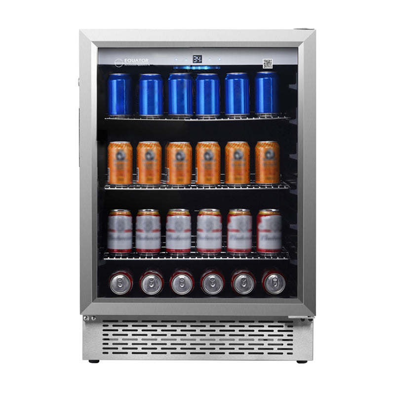 Equator 4.6 cu ft indoor outdoor refrigerator IPX4 stainless steel – OR 460