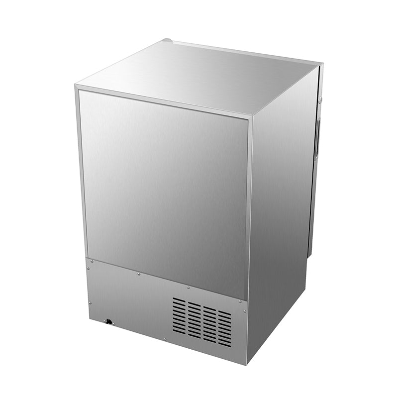 Refrigerador para interiores/exteriores de 4.6 pies cúbicos, IPX4, acero inoxidable, empotrable/independiente, capacidad para 110 latas y 6 botellas