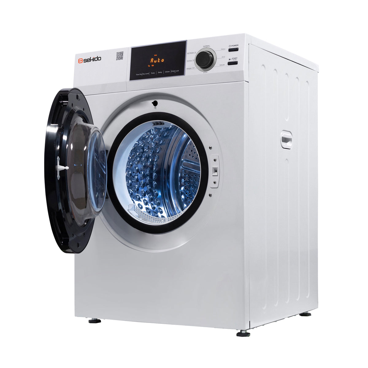24" Vented Sensor Dryer — 4 cu. ft. / 18 lb, Sanitize Cycle, Touch Control, Digital Display, 110V