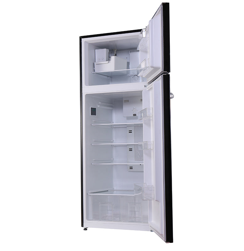 Conserv 30in RETRO Refrigerator 18cf Top Mount FACTORY INSTALLED ICE MAKER 110V Handle