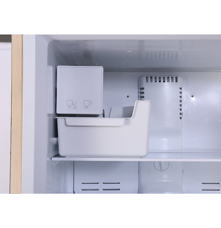 Conserv 30in RETRO Refrigerator 18cf Top Mount FACTORY INSTALLED ICE MAKER 110V Handle