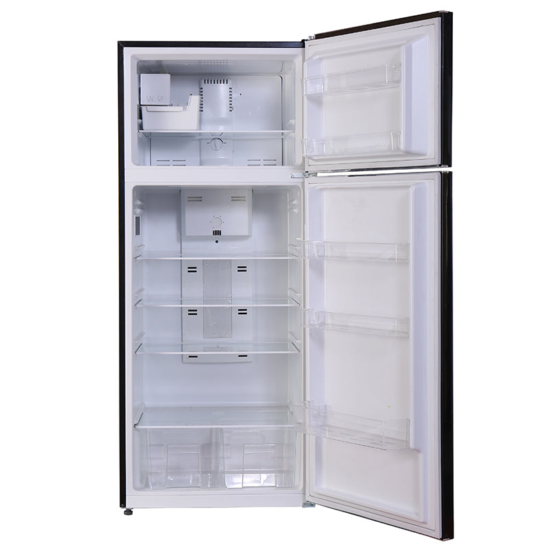 Conserv 30in RETRO Refrigerator 18cf Top Mount FACTORY INSTALLED ICE MAKER 110V Handle