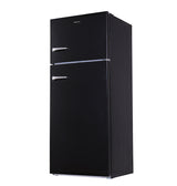Conserv 30in RETRO Refrigerator 18cf Top Mount FACTORY INSTALLED ICE MAKER 110V Handle