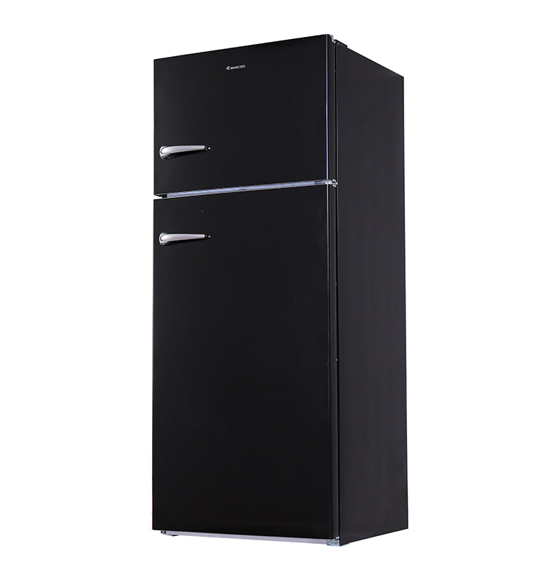Conserv 30in RETRO Refrigerator 18cf Top Mount FACTORY INSTALLED ICE MAKER 110V Handle