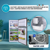 Conserv 30in Refrigerator 18cf Top Freezer INSTALLED ICE MAKER E-Star 110V