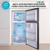 Conserv 30in Refrigerator 18cf Top Freezer INSTALLED ICE MAKER E-Star 110V