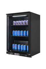 Equator-Vitlife Back Bar Cooler with Glass Doors Under counter Beverage Refrigerator with LED, 4.7 Cu.Ft.