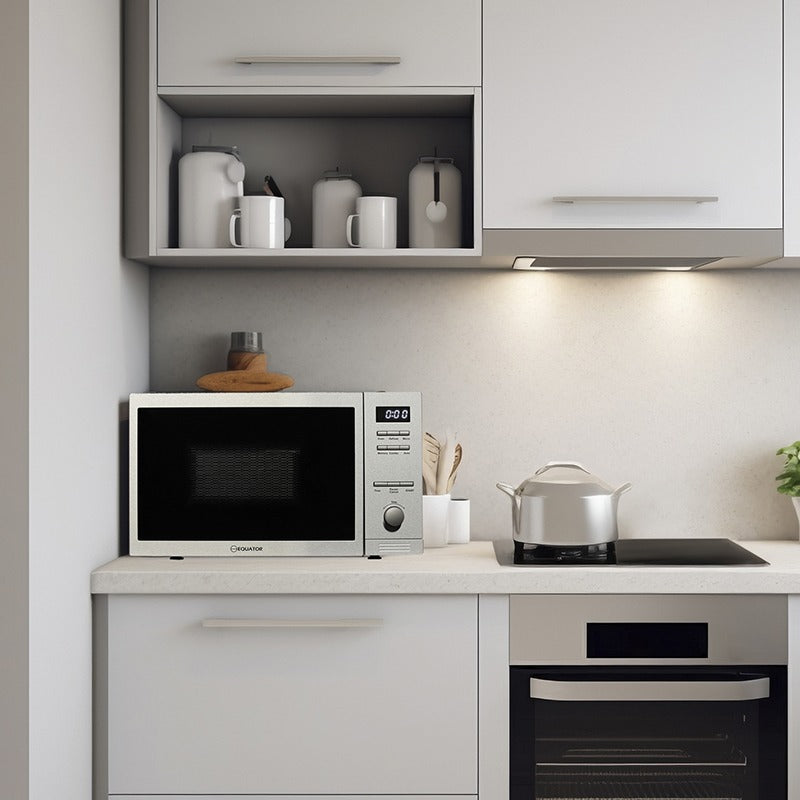 Equator Hybrid Microwave+Oven 0.8 cu.ft. Free Standing/Built-in Stainless w/Trim