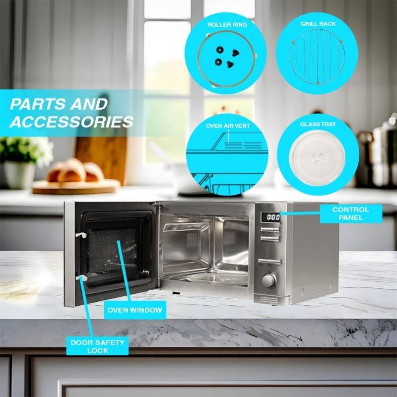 Equator Hybrid Microwave+Oven 0.8 cu.ft. Free Standing/Built-in Stainless w/Trim