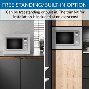 Equator Hybrid Microwave+Oven 0.8 cu.ft. Free Standing/Built-in Stainless w/Trim