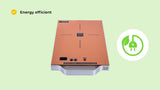 Placa de inducción portátil Equator de 11 pulgadas con un quemador, mango de aluminio LIGHT, 110V